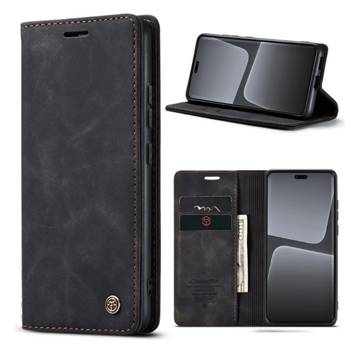 [With Card Slot] Xiaomi Redmi Note 14/Pro/Pro+ Premium Flip Leather Shockproof Wallet Series Case