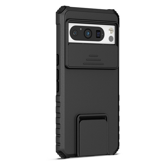 [With Sliding Cover][Built-in Stand] Google Pixel 8/Pro PC+TPU Multi-functional Stand Shockproof Protective Case