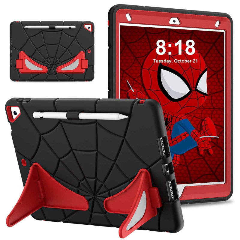 Load image into Gallery viewer, [Built-in Stand][With Pen Slot] Apple iPad Pro 11-inch M4/M5 (2024/2025) Spiderman Cartoon Kids Full-cover Silicone Shockproof Case - i-Station Mobile Phone &amp; Electronic Device Repair and Accessories
