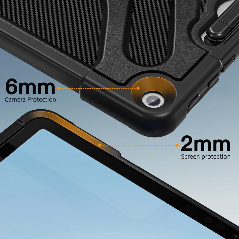 Load image into Gallery viewer, Microsoft Surface Pro 12 (2025) - 360 Degree Rotate Shockproof Heavy Duty Tough Stand Case Cover With Pen Holder
