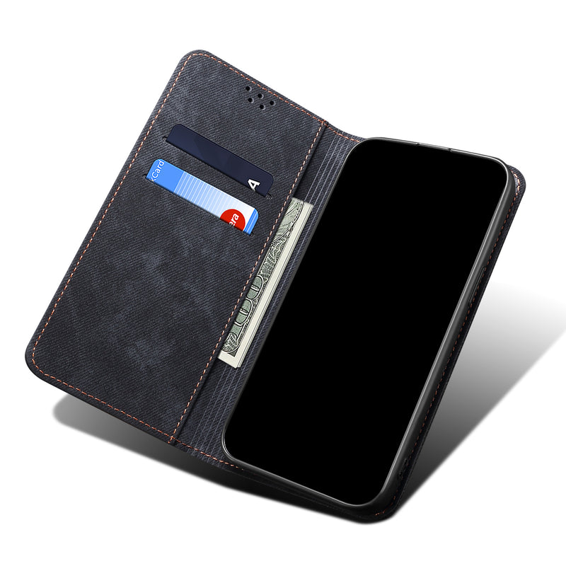 Load image into Gallery viewer, [With Card Slot] Nothing Phone (3a)/Pro - Denim Texture Shockproof Stylish Wallet Series Case - i-Station Mobile Phone &amp; Electronic Device Repair and Accessories

