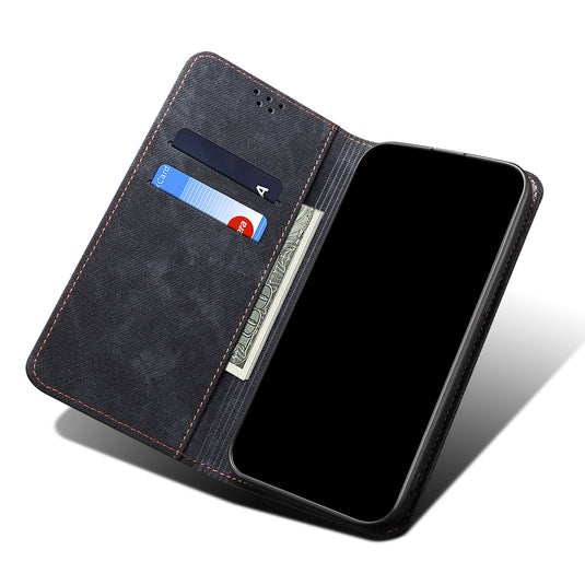 [With Card Slot] Nothing Phone (3a)/Pro - Denim Texture Shockproof Stylish Wallet Series Case - i-Station Mobile Phone & Electronic Device Repair and Accessories