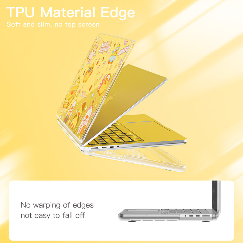 Load image into Gallery viewer, Apple MacBook Pro 14.2&quot; (A2442 &amp; A2779 &amp; A2918 &amp; A2992) - Cute Cartoon Transparent Shockproof &amp; Slim Case
