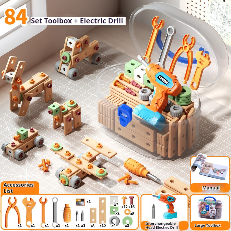 Load image into Gallery viewer, Kids DIY Assembly Construction Tool Set – Creative Building &amp; Parent-Child Interactive Learning Toy - i-Station Mobile Phone &amp; Electronic Device Repair and Accessories

