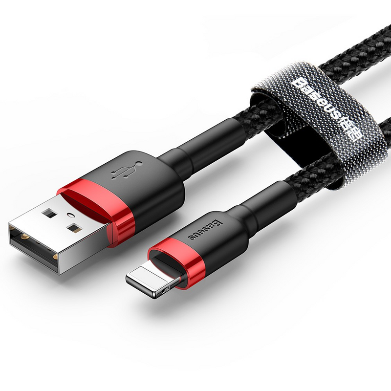 Load image into Gallery viewer, Baseus Cafule Fast Charge USB For IP 2A 3M
