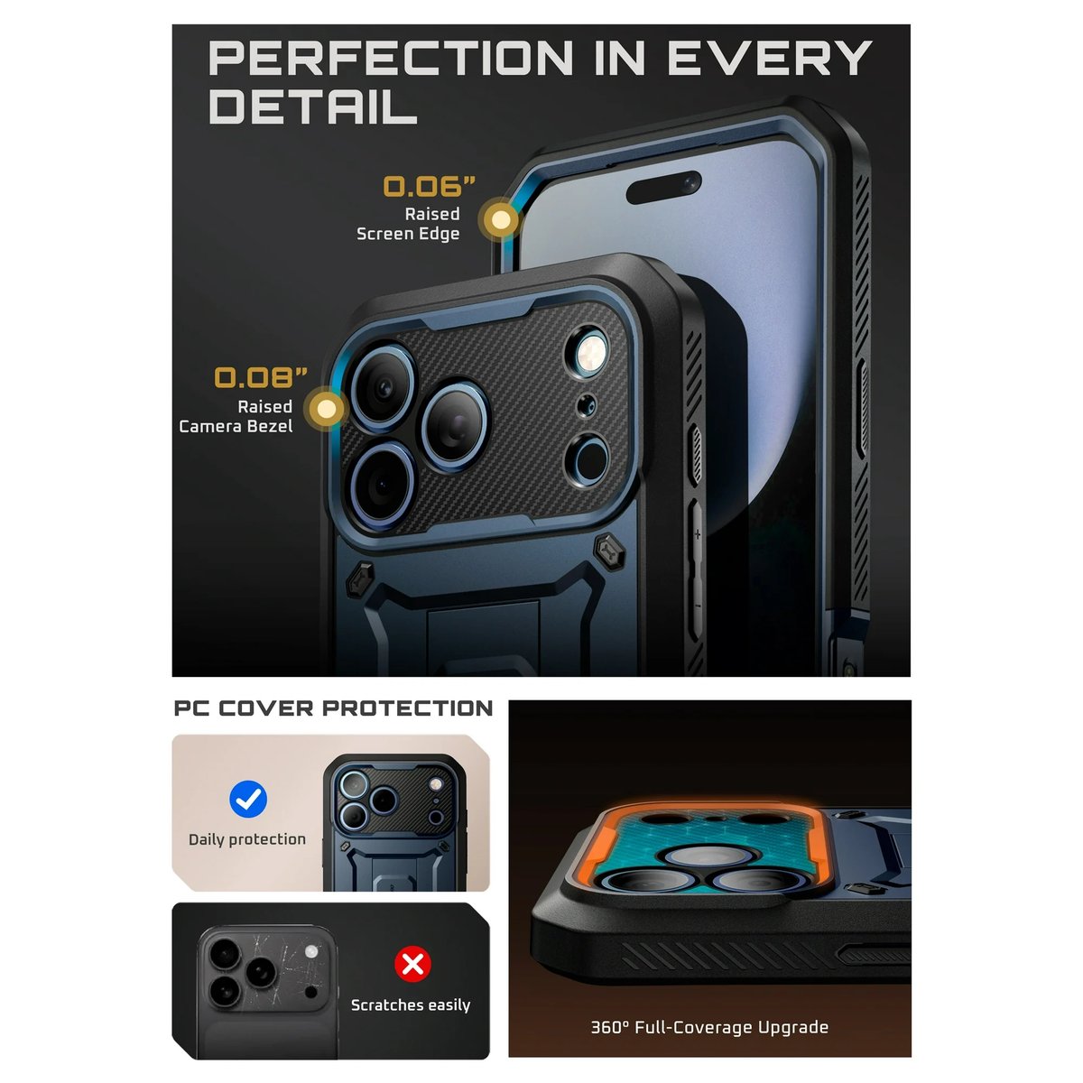 Apple iPhone 17/Pro/Pro Max - SUPCASE Military-Grade Full Body Heavy Duty Phone Case - i-Station Mobile Phone & Electronic Device Repair and Accessories
