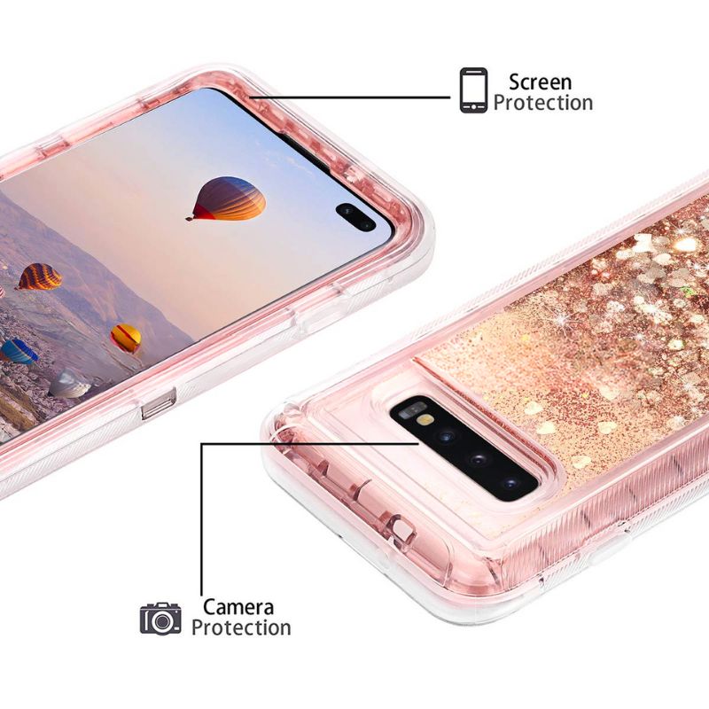 Load image into Gallery viewer, Samsung Galaxy S10 (4G/5G)/Plus SM-G975/E SM-G970 Liquid Sand Glitter Shockproof Blingbling Series Case
