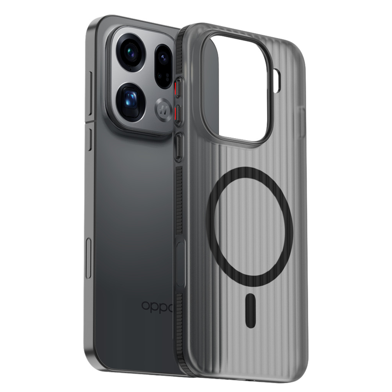 Load image into Gallery viewer, [Magsafe Compatible] OPPO Find X9 Pro - Frosted Semi-Transparent Grid Texture PC Case
