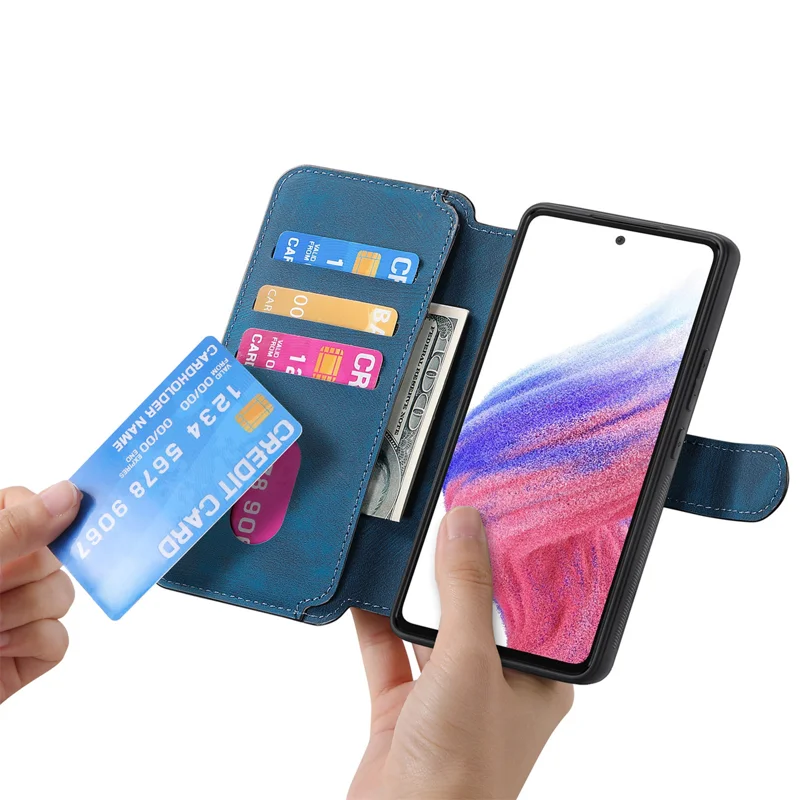Load image into Gallery viewer, [Magsafe Compatible][Detachable] Samsung Galaxy S25 Edge (SM-S937) - Leather Flip Shockproof Wallet Series Case With Card Slot
