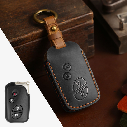 Lexus Handcrafted Genuine Leather Car Key Fob Case Cover For RX270, ES240, LX570