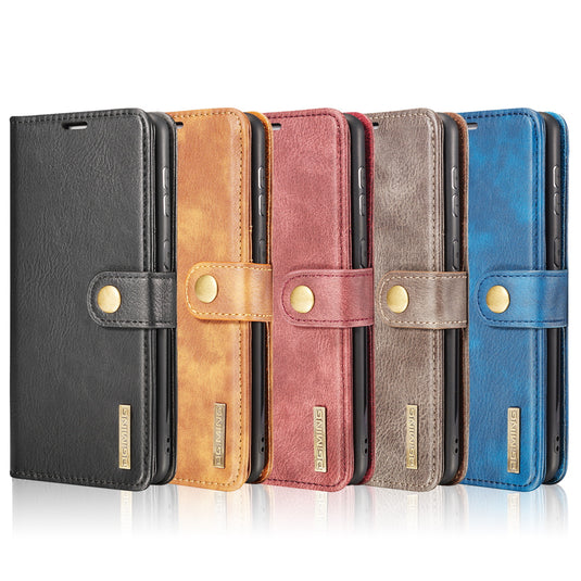 [With Card Slot][Detachable] Samsung Galaxy A56 (SM-A566) Full-cover Leather Wallet Shockproof Case