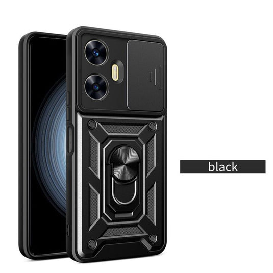 [Built-in Metal Kickstand][With Lens Cover] Oppo Reno12 & Pro & F Full-Cover Shockproof Protective Case