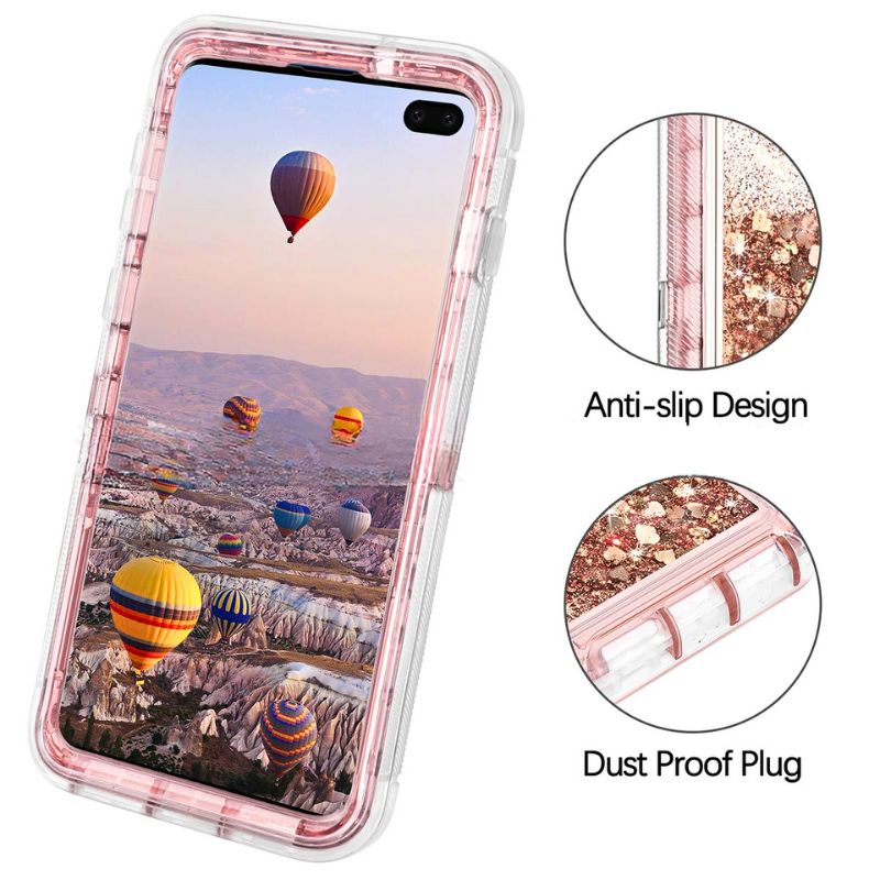 Load image into Gallery viewer, Samsung Galaxy S10 (4G/5G)/Plus SM-G975/E SM-G970 Liquid Sand Glitter Shockproof Blingbling Series Case
