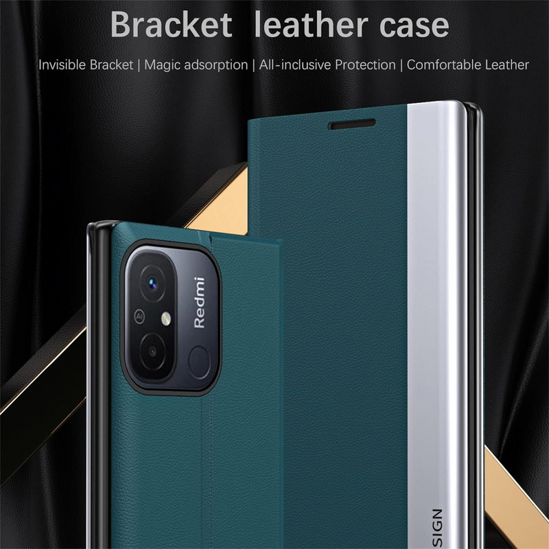 Load image into Gallery viewer, Xiaomi Redmi Note 13 5G/Pro 5G/Pro+ Ultra-thin Premium Minimalist Folding Genuine Leather Series Case
