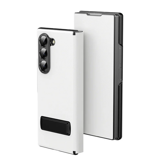 [Built-in Kickstand] Samsung Galaxy Z Fold7 (SM-F966) - Premium Leather Shockproof Case