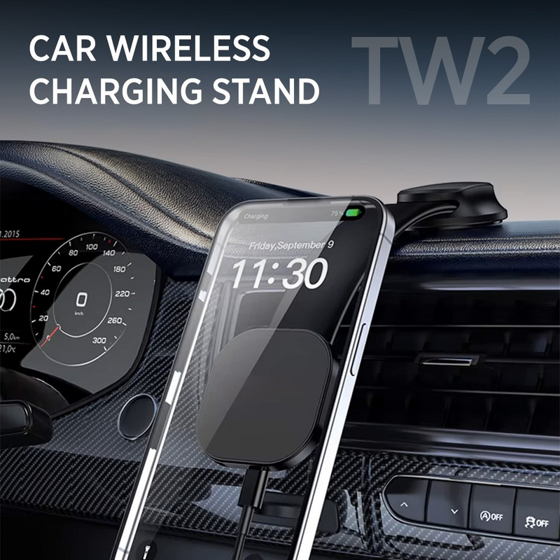 Load image into Gallery viewer, UTIA TW2 Magnetic Wireless Charger &amp; Phone Stand Holder
