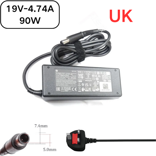 [19V-4.74A/90W][7.4x5.0] HP All-in-One 24 PC 24-cb / Desktop 27-cb / ProDesk 600 G6 Desktop Mini PC Series - Laptop AC Power Supply Adapter Charger - i-Station Mobile Phone & Electronic Device Repair and Accessories