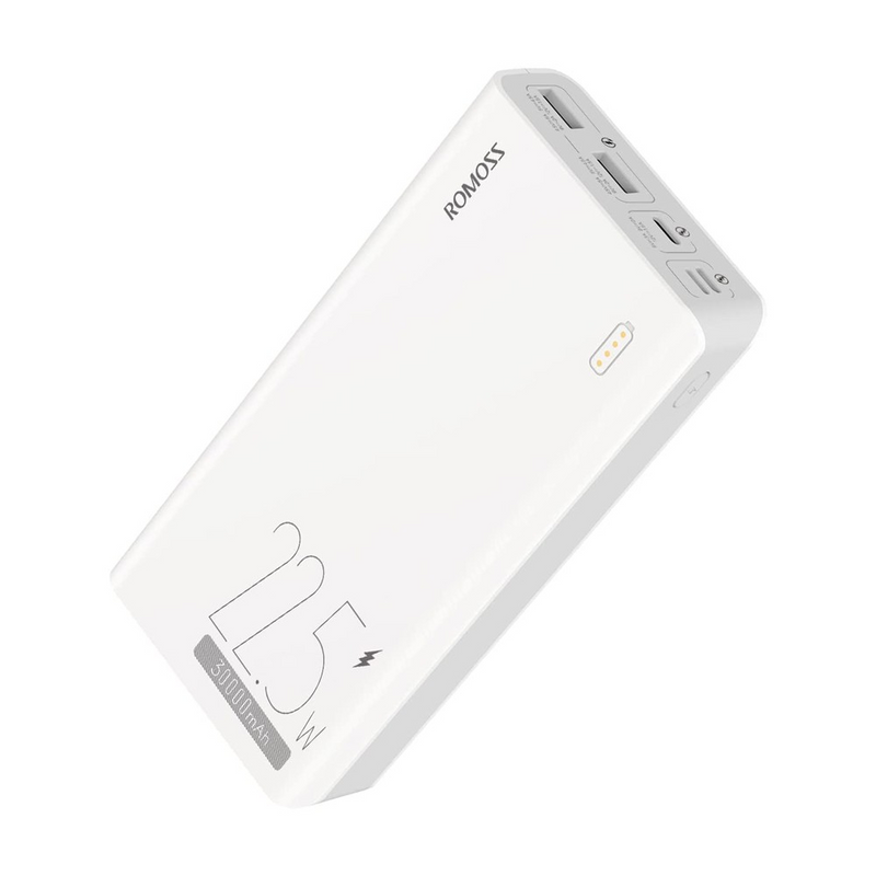 Load image into Gallery viewer, Romoss Sense8F 22.5W 30000mAh Super Fast Charge Power Bank - White
