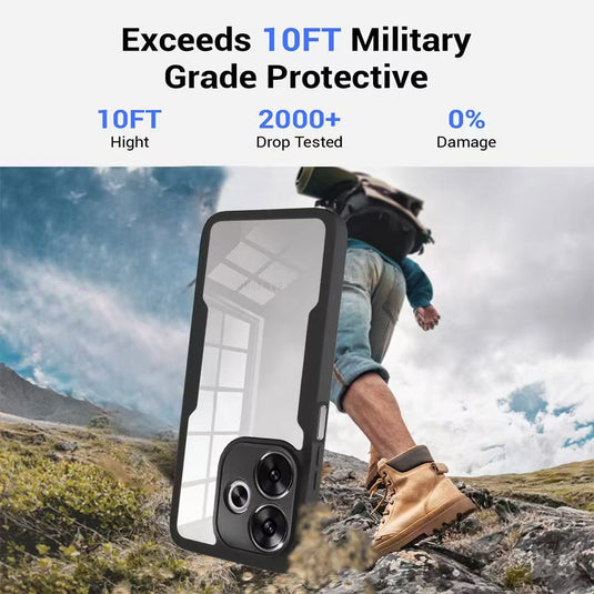 [Built-in Screen Protector] Xiaomi Redmi Note 12 5G Double-sided Full-protection Shockproof Case