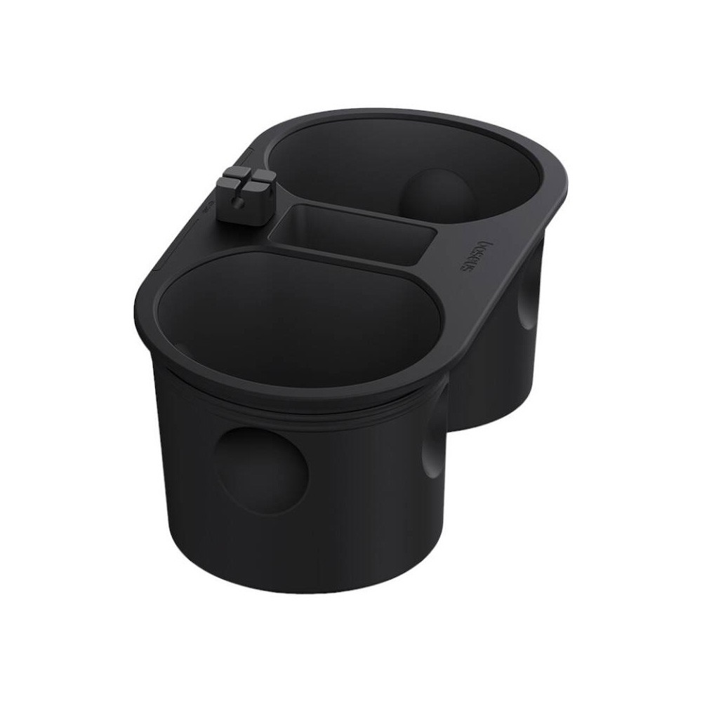 Baseus T-Space Series Cup Holder for Tesla Cluster Black - i-Station Mobile Phone & Electronic Device Repair and Accessories