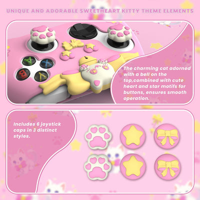 Xbox Series X/S - Sweetheart Kitty Cartoon Silicone Anti-Slip Wireless Controller Cover - i-Station Mobile Phone & Electronic Device Repair and Accessories