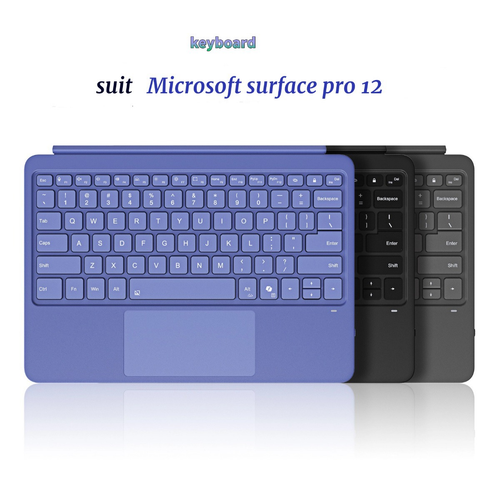 Compatible with Microsoft Surface Pro 12 (2025) - DUXDUCIS Wireless Bluetooth Magnetic Touch Keyboard With RGB Backlight - i-Station Mobile Phone & Electronic Device Repair and Accessories