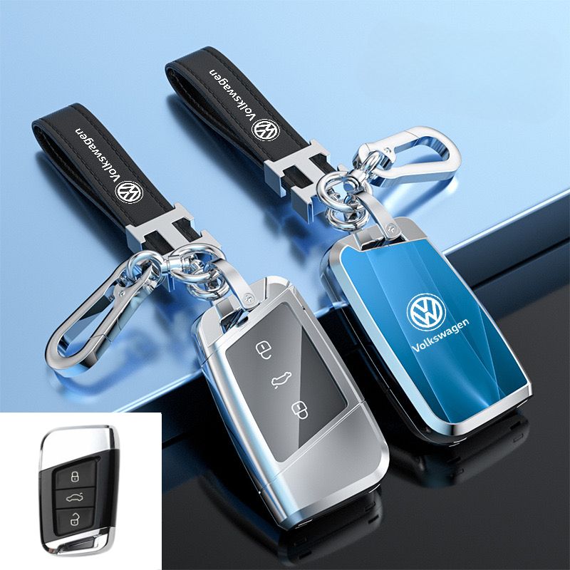 Load image into Gallery viewer, Volkswagen Zinc Alloy Car Key Fob Case Cover For Golf, ID.4, ID.6,  Lavida, Sagitar, Viloran, Magotan, Lamando L, Tiguan, Tharu, Tayron, Gran Lavida, Talagon
