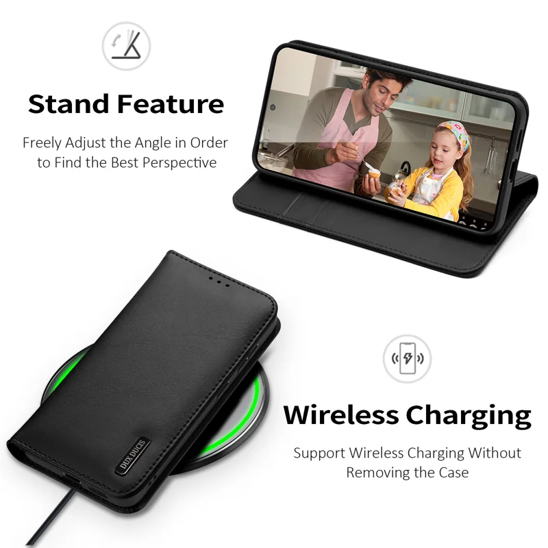 Load image into Gallery viewer, [With Card Slot] Samsung Galaxy S25 Edge (SM-S937) Multi-functional Genuine Leather Flip Cover Case
