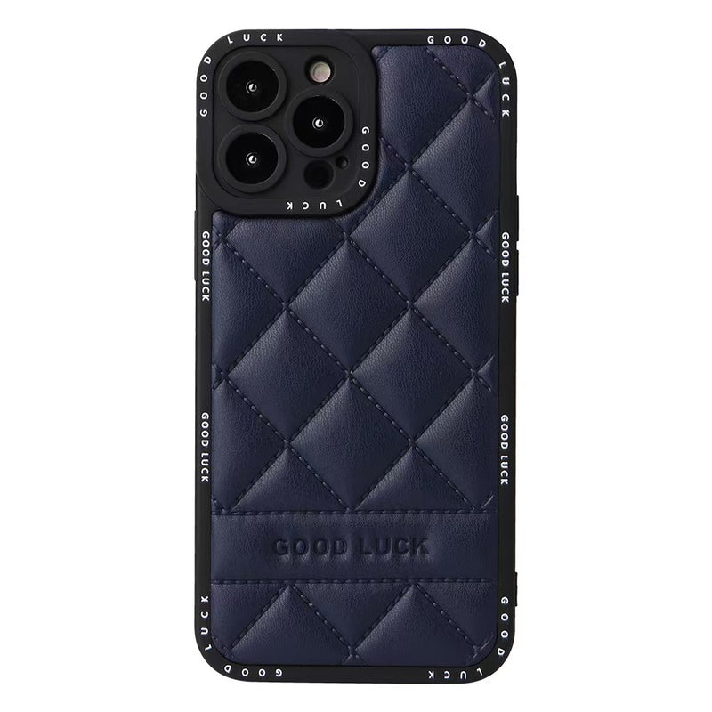 Load image into Gallery viewer, Apple iPhone 12/Pro/Pro Max Diamond Pattern Full-Body Shockproof Leather Phone Case
