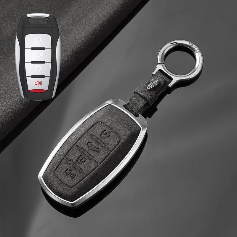 Load image into Gallery viewer, Great Wall High-Quality Suede Car Key Fob Case Cover For Haval Raptor, Dargo 2nd Gen, Xiaolong Max, Shenshou, H6
