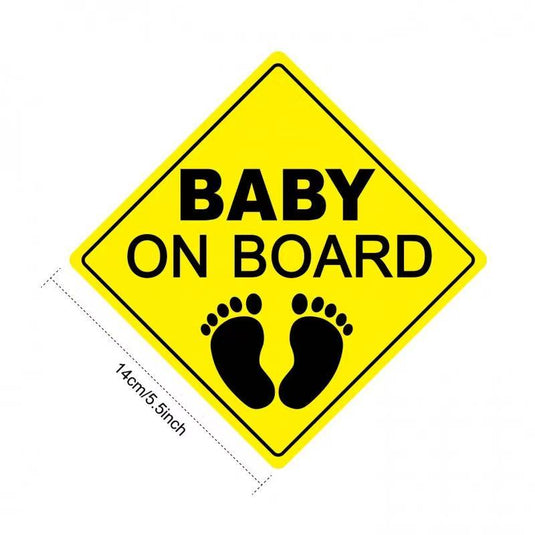 Universal Stylish Baby On Board Car Sticker Safety Sign For Reflective & Weatherproof Safety Sticker - i-Station Mobile Phone & Electronic Device Repair and Accessories