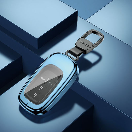 Honda Alloy + Dual TPU Film Protection Car Key Fob Case Cover For Civic, Accord, CR-V, HR-V, Pilot