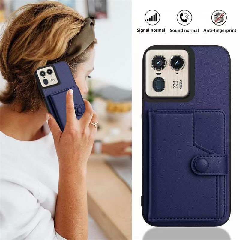 Load image into Gallery viewer, [Built-in Card Slot] Motorola Moto Edge 50/Neo Leather Shockproof Wallet Series Case
