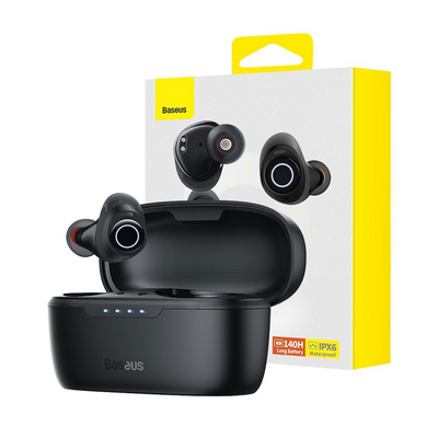 Baseus Bowie MA10 TWS Wireless Earbuds-Cluster Black - i-Station Mobile Phone & Electronic Device Repair and Accessories