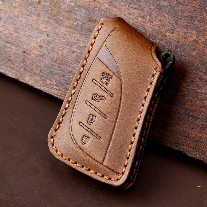 Load image into Gallery viewer, Lexus Handcrafted Genuine Leather Folding Car Key Fob Case Cover For Lexus NX200t, NX300, NX300h, NX350, NX Hybrid, RX270, RX300, RX350, RX450h, LX570, LX600, IS250, IS300, IS350 - i-Station Mobile Phone &amp; Electronic Device Repair and Accessories
