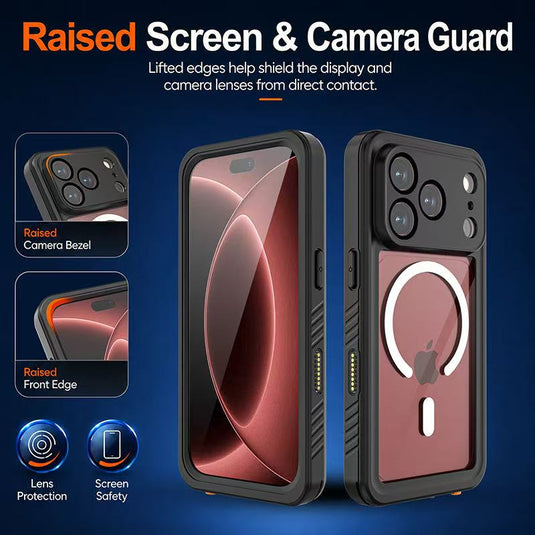 [FS Series][Magsafe Compatible] Apple iPhone 17 / 18 Pro Full Covered Waterproof Heavy Duty Shockproof Armor Case
