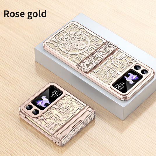 Samsung Galaxy Z Flip 3 SM-F711 Mechanical Electroplated Flat Hinge Shockproof Fashion-Forward Series Case