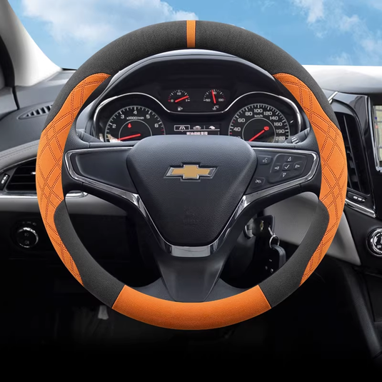 Chevrolet Ultra-thin Suede Style Steering Wheel Cover For Cruze, Monza, Sail, Cavalier, Malibu, Equinox - i-Station Mobile Phone & Electronic Device Repair and Accessories