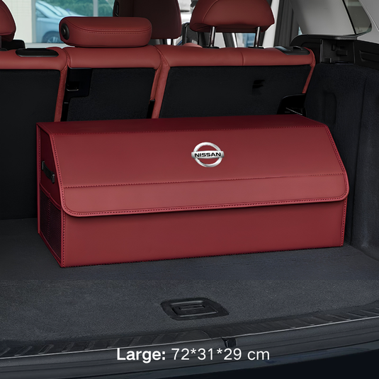 Nissan Microfiber Leather Car Trunk Storage Box for Sylphy, Qashqai, Terra, X-Trail, Patrol, Navara