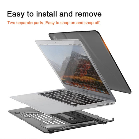 MacBook Air 13" (A1932 & A2179 & A2337) - Multi-function Ultra-thin Translucent Heat Dissipation Protective Case