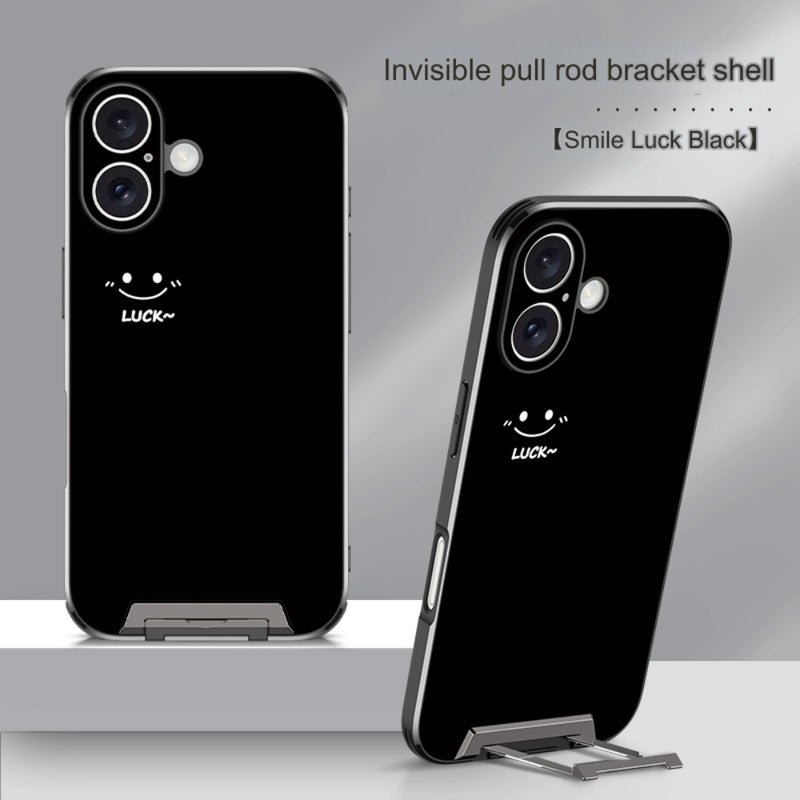 Load image into Gallery viewer, [Pull-Out Bracket] Apple iPhone 15/Plus/Pro/Max - Anti-Fingerprint Ultra-Thin Phone Case
