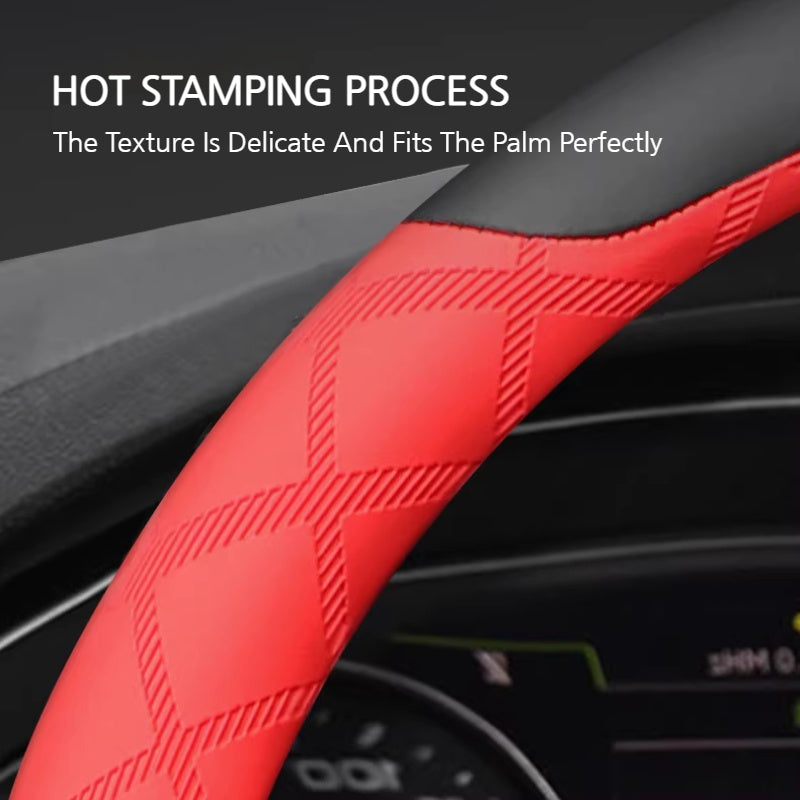 Load image into Gallery viewer, Porsche Nappa Leather Ultra-thin Steering Wheel Cover for Macan, Taycan, Cayenne, 718, Panamera
