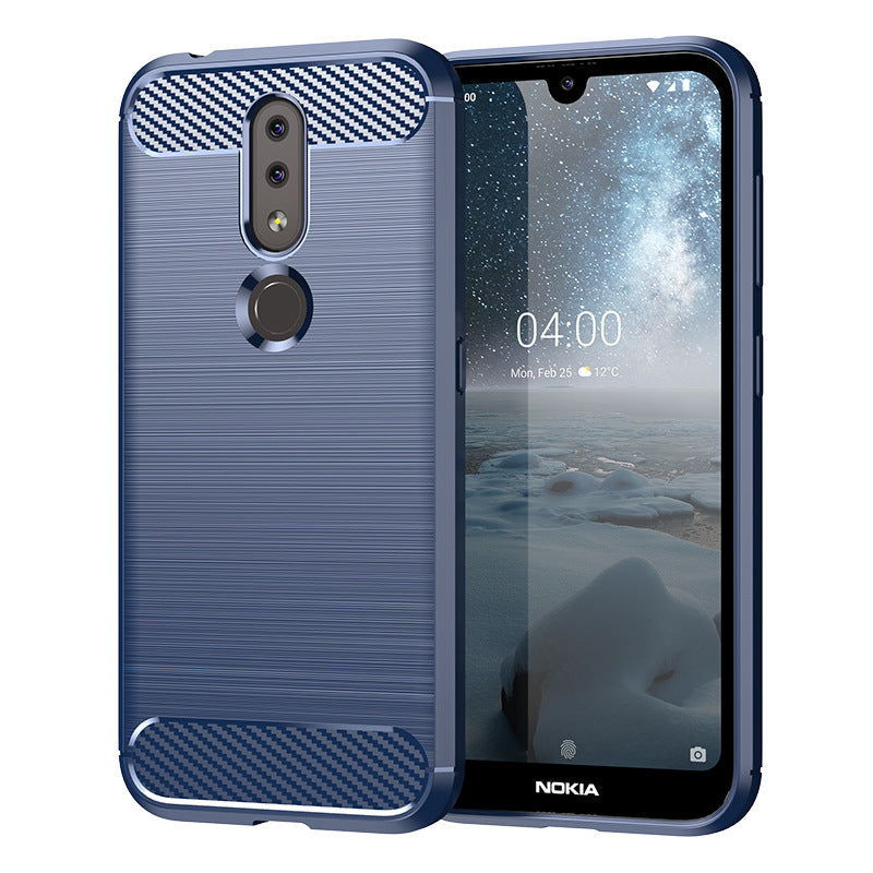 Load image into Gallery viewer, Nokia 4.2 - Shield Shockproof Rugged Heavy Duty Case With 2PC 9H Tempered Glass Screen Protector
