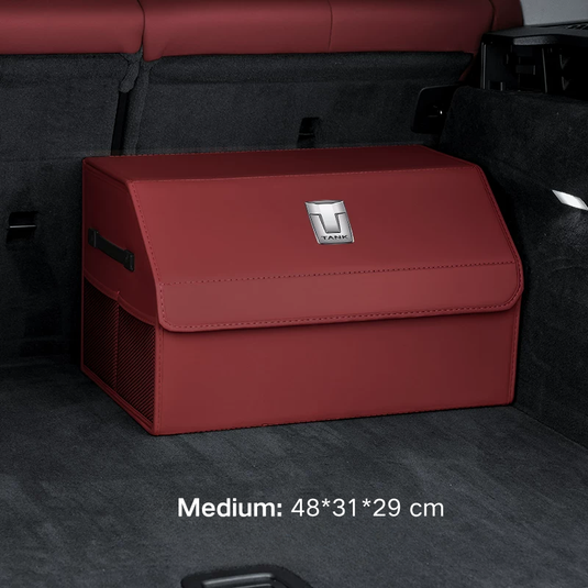 TANK Microfiber Leather Car Trunk Storage Box for 300, 400, 500, 700, 800