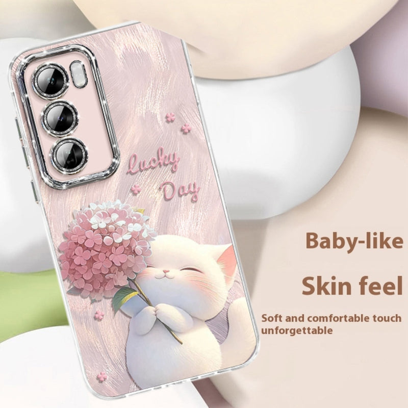 Load image into Gallery viewer, OPPO Reno12/Pro - Silk Bow Style Fashion Full Cover Anti Drop Phone Case
