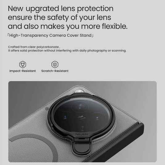 [Magsafe Compatible] OPPO Find N6 - Nillkin Frosted shield Prop Magnetic Camera protective Case - Polar Tech Australia