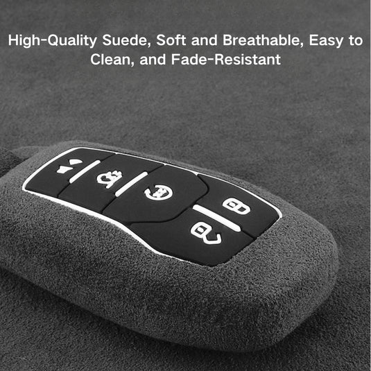 Ford High-Quality Suede Key Protective Case For Fusion, Mondeo, Mustang, Explorer, Edge, EcoSport