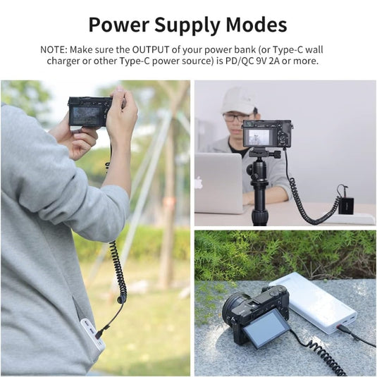 [EN-EL15][Type-C] Nikon Z5 Z6 Z7 D750 D810 D800 D7500 D7200 D7100 D850 D7000 - Cameras Spring Cable Dummy Battery