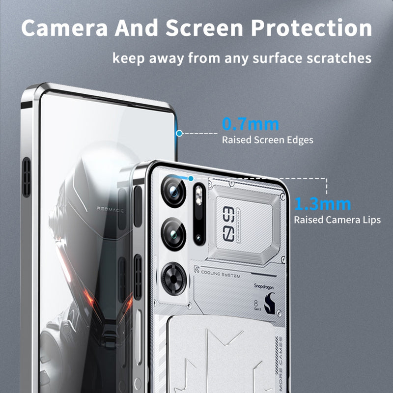 Load image into Gallery viewer, ZTE nubia Red Magic 10 Pro / 10 Pro Plus - Metal Frame Heat Dissipation with Shockproof Phone Case
