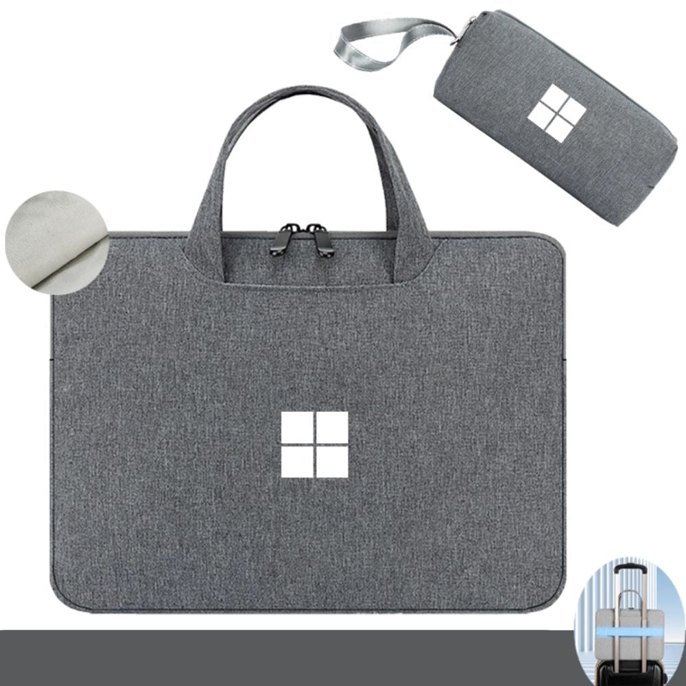 Microsoft Surface Laptop 13"/ 13.8"/15" Business Plush Shockproof Carry Sleeve / Protective Bag With Power Bank Bag - i-Station Mobile Phone & Electronic Device Repair and Accessories